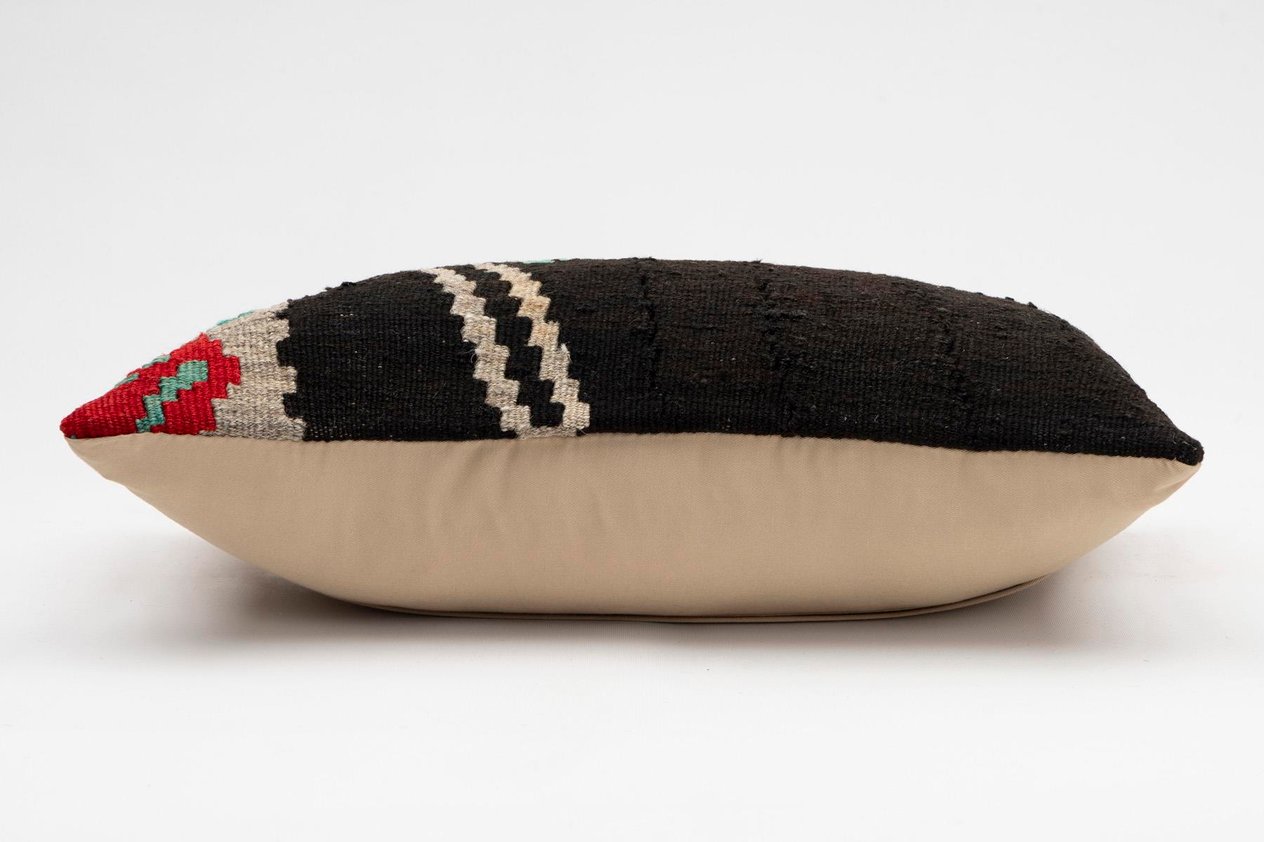 12x20 inches (30x50 cm) Kilim Pillow | KILIM WHOLESALE - Vintage Handmade Pillows - Vintage Handmade Kilim Rugs - It is 100% wool. Artistic and historical rugs. Old handwoven rugs. - Online hand woven rugs and kilim cushions sales. Shipping to a