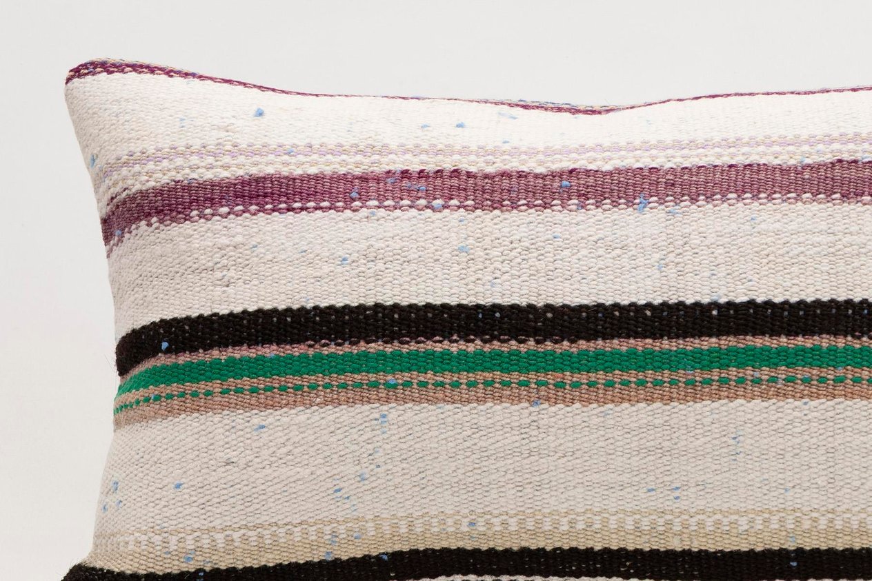 12x20 inches (30x50 cm) Kilim Pillow | KILIM WHOLESALE - Vintage Handmade Pillows - Vintage Handmade Kilim Rugs - It is 100% wool. Artistic and historical rugs. Old handwoven rugs. - Online hand woven rugs and kilim cushions sales. Shipping to a