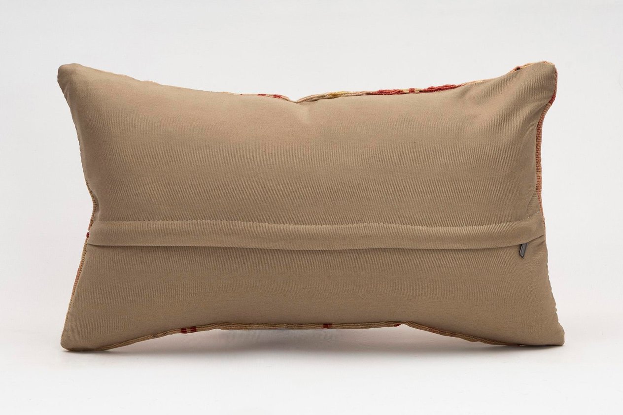 12x20 inches (30x50 cm) Kilim Pillow | KILIM WHOLESALE - Vintage Handmade Pillows - Vintage Handmade Kilim Rugs - It is 100% wool. Artistic and historical rugs. Old handwoven rugs. - Online hand woven rugs and kilim cushions sales. Shipping to a