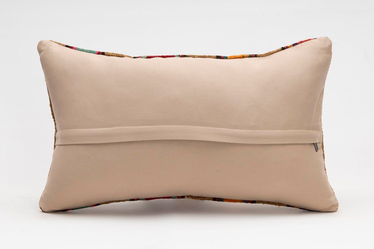 12x20 inches (30x50 cm) Kilim Pillow | KILIM WHOLESALE - Vintage Handmade Pillows - Vintage Handmade Kilim Rugs - It is 100% wool. Artistic and historical rugs. Old handwoven rugs. - Online hand woven rugs and kilim cushions sales. Shipping to a