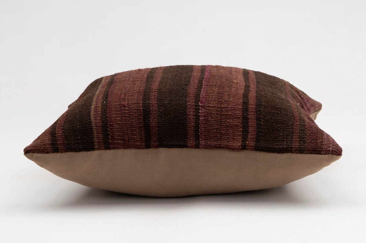 16x16 inches (40x40 cm) Kilim Pillow | KILIM WHOLESALE - Vintage Handmade Pillows - Vintage Handmade Kilim Rugs - It is 100% wool. Artistic and historical rugs. Old handwoven rugs. - Online hand woven rugs and kilim cushions sales. Shipping to a