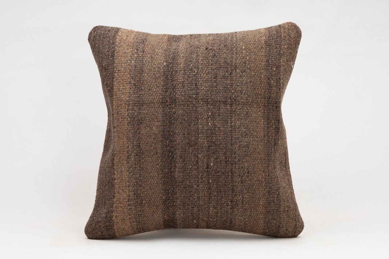 16x16 inches (40x40 cm) Kilim Pillow | KILIM WHOLESALE -&nbsp;Vintage Handmade Pillows - Vintage Handmade Kilim Rugs - It is 100% wool. Artistic and historical rugs. Old handwoven rugs. -&nbsp;Online hand woven rugs and kilim cushions sales. Shipping to a