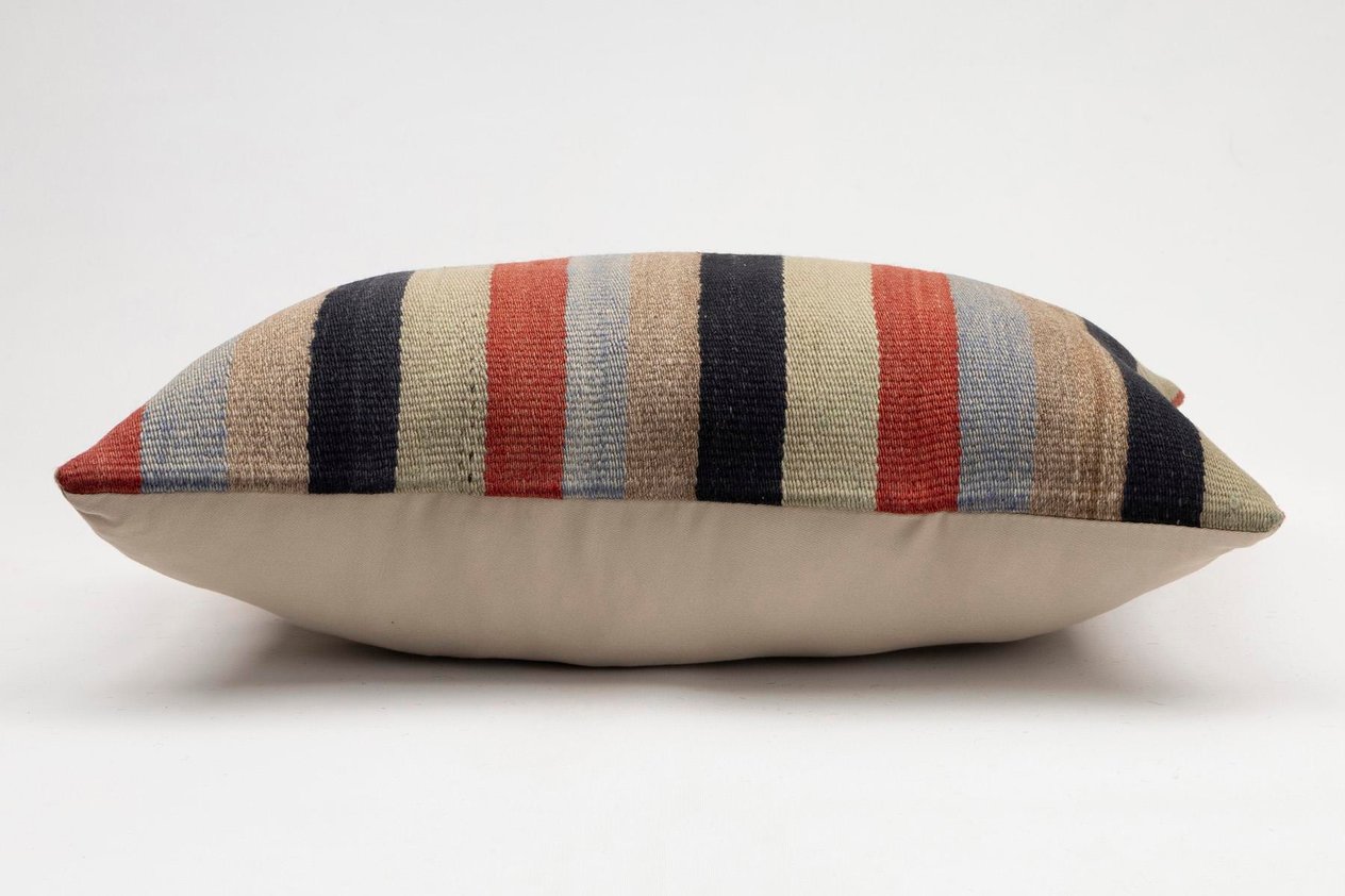 16x24 inches (40x60 cm) Kilim Pillow | KILIM WHOLESALE - Vintage Handmade Pillows - Vintage Handmade Kilim Rugs - It is 100% wool. Artistic and historical rugs. Old handwoven rugs. - Online hand woven rugs and kilim cushions sales. Shipping to a