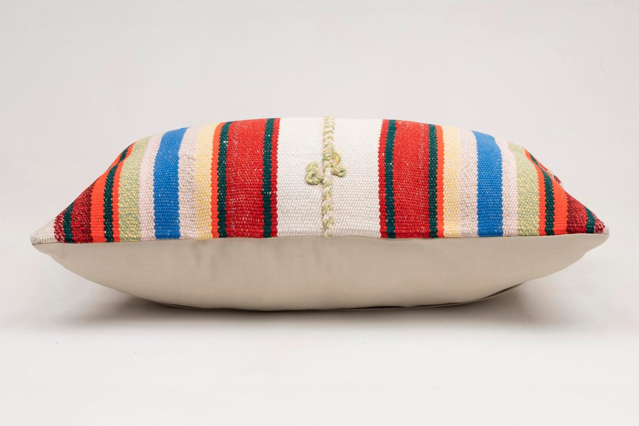 16x24 inches (40x60 cm) Kilim Pillow | KILIM WHOLESALE - Vintage Handmade Pillows - Vintage Handmade Kilim Rugs - It is 100% wool. Artistic and historical rugs. Old handwoven rugs. - Online hand woven rugs and kilim cushions sales. Shipping to a