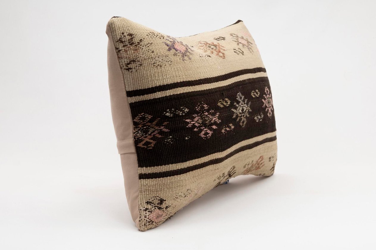 16x24 inches (40x60 cm) Kilim Pillow | KILIM WHOLESALE - Vintage Handmade Pillows - Vintage Handmade Kilim Rugs - It is 100% wool. Artistic and historical rugs. Old handwoven rugs. - Online hand woven rugs and kilim cushions sales. Shipping to a