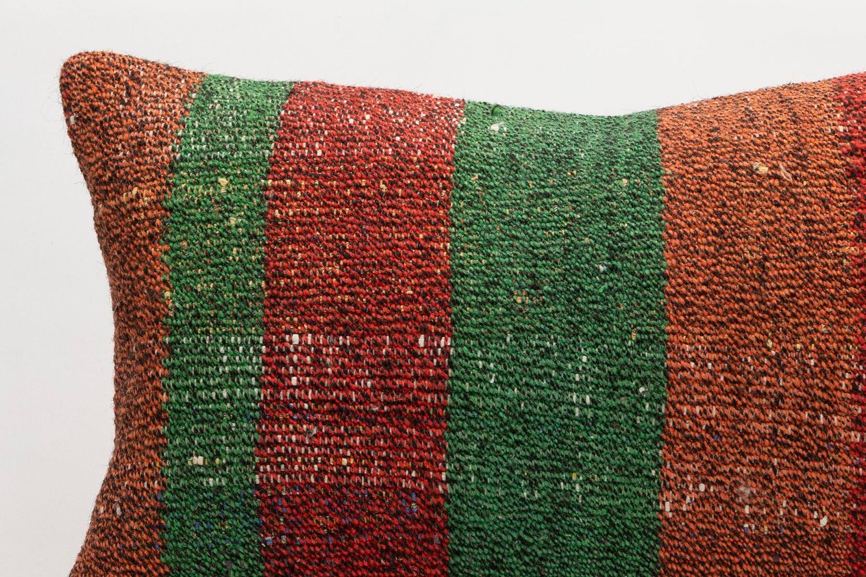 16x24 inches (40x60 cm) Kilim Pillow | KILIM WHOLESALE - Vintage Handmade Pillows - Vintage Handmade Kilim Rugs - It is 100% wool. Artistic and historical rugs. Old handwoven rugs. - Online hand woven rugs and kilim cushions sales. Shipping to a