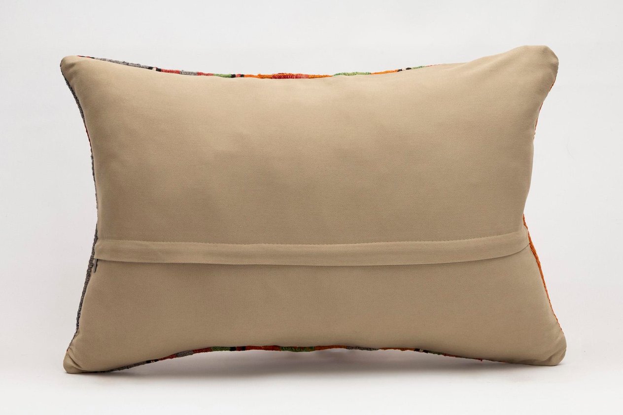 16x24 inches (40x60 cm) Kilim Pillow | KILIM WHOLESALE - Vintage Handmade Pillows - Vintage Handmade Kilim Rugs - It is 100% wool. Artistic and historical rugs. Old handwoven rugs. - Online hand woven rugs and kilim cushions sales. Shipping to a