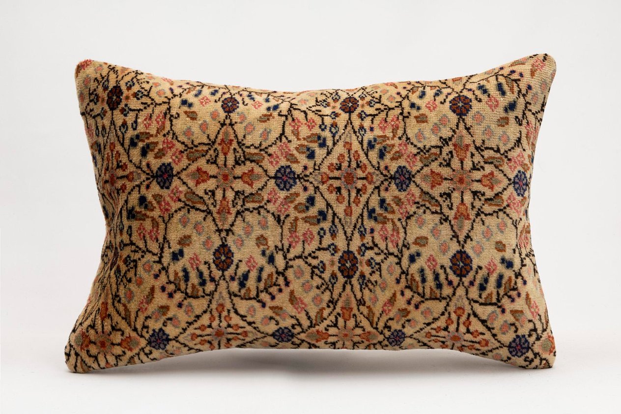 16x24 inches (40x60 cm) Kilim Pillow | KILIM WHOLESALE - Vintage Handmade Pillows - Vintage Handmade Kilim Rugs - It is 100% wool. Artistic and historical rugs. Old handwoven rugs. - Online hand woven rugs and kilim cushions sales. Shipping to a