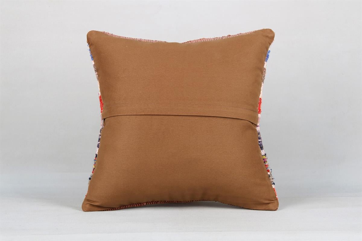 16''16'' (40x40 cm) Kilim Pillows - Vintage Handmade Kilim Pillows - Vintage Handmade Kilim Rugs - It is 100% wool. Artistic and historical rugs. Old handwoven rugs.