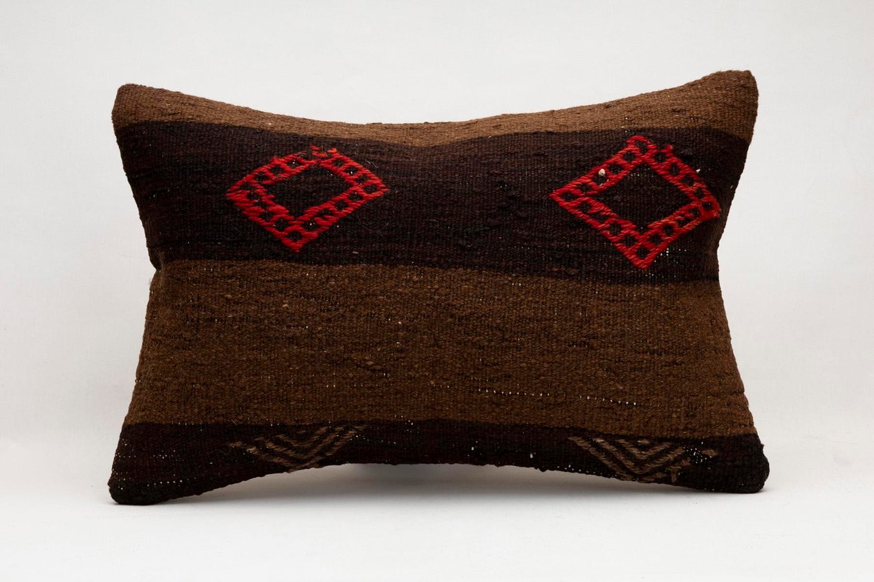 16''24'' (40x60 cm) Kilim Pillows - Vintage Handmade Kilim Pillows - Vintage Handmade Kilim Rugs - It is 100% wool. Artistic and historical rugs. Old handwoven rugs.