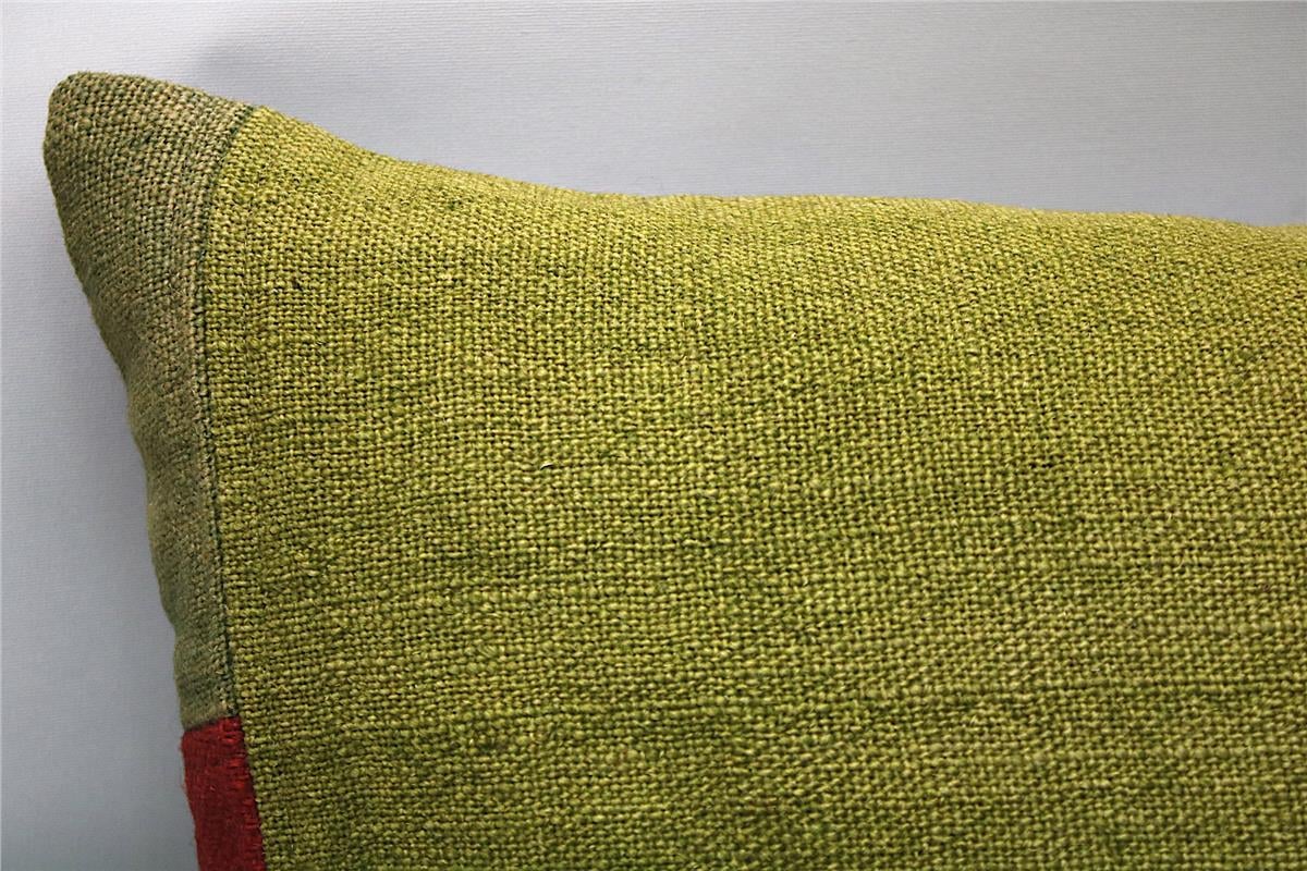 16''24'' (40x60 cm) Kilim Pillows - Vintage Handmade Kilim Pillows - Vintage Handmade Kilim Rugs - It is 100% wool. Artistic and historical rugs. Old handwoven rugs.