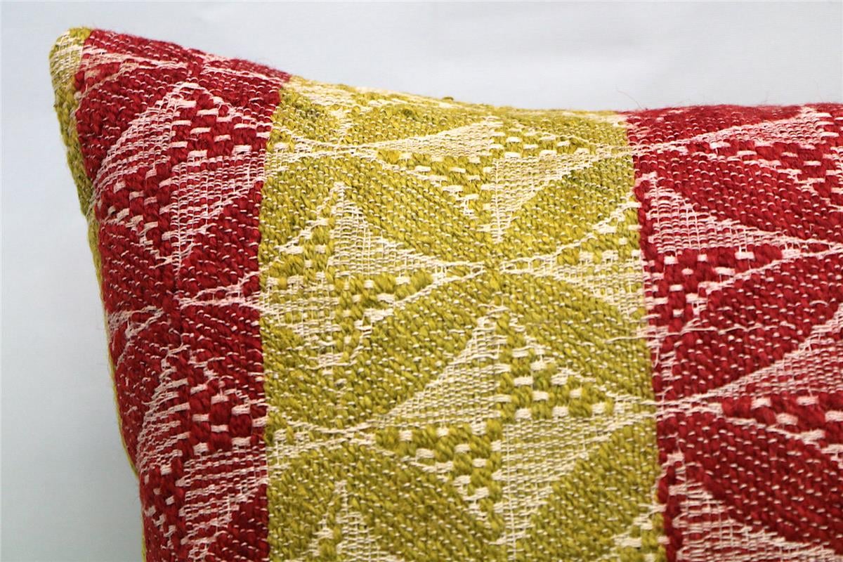 16''24'' (40x60 cm) Kilim Pillows - Vintage Handmade Kilim Pillows - Vintage Handmade Kilim Rugs - It is 100% wool. Artistic and historical rugs. Old handwoven rugs.