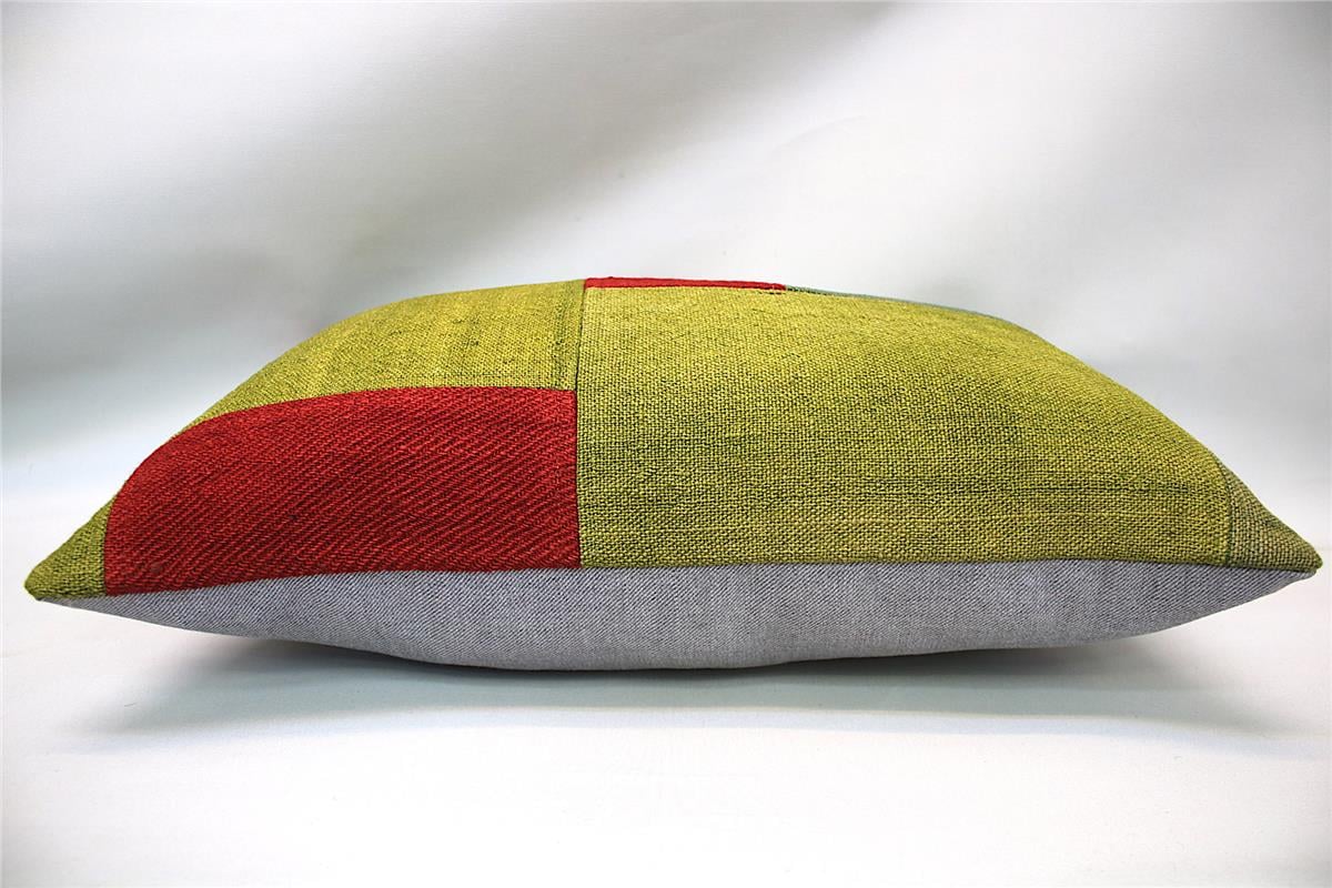 16''24'' (40x60 cm) Kilim Pillows - Vintage Handmade Kilim Pillows - Vintage Handmade Kilim Rugs - It is 100% wool. Artistic and historical rugs. Old handwoven rugs.