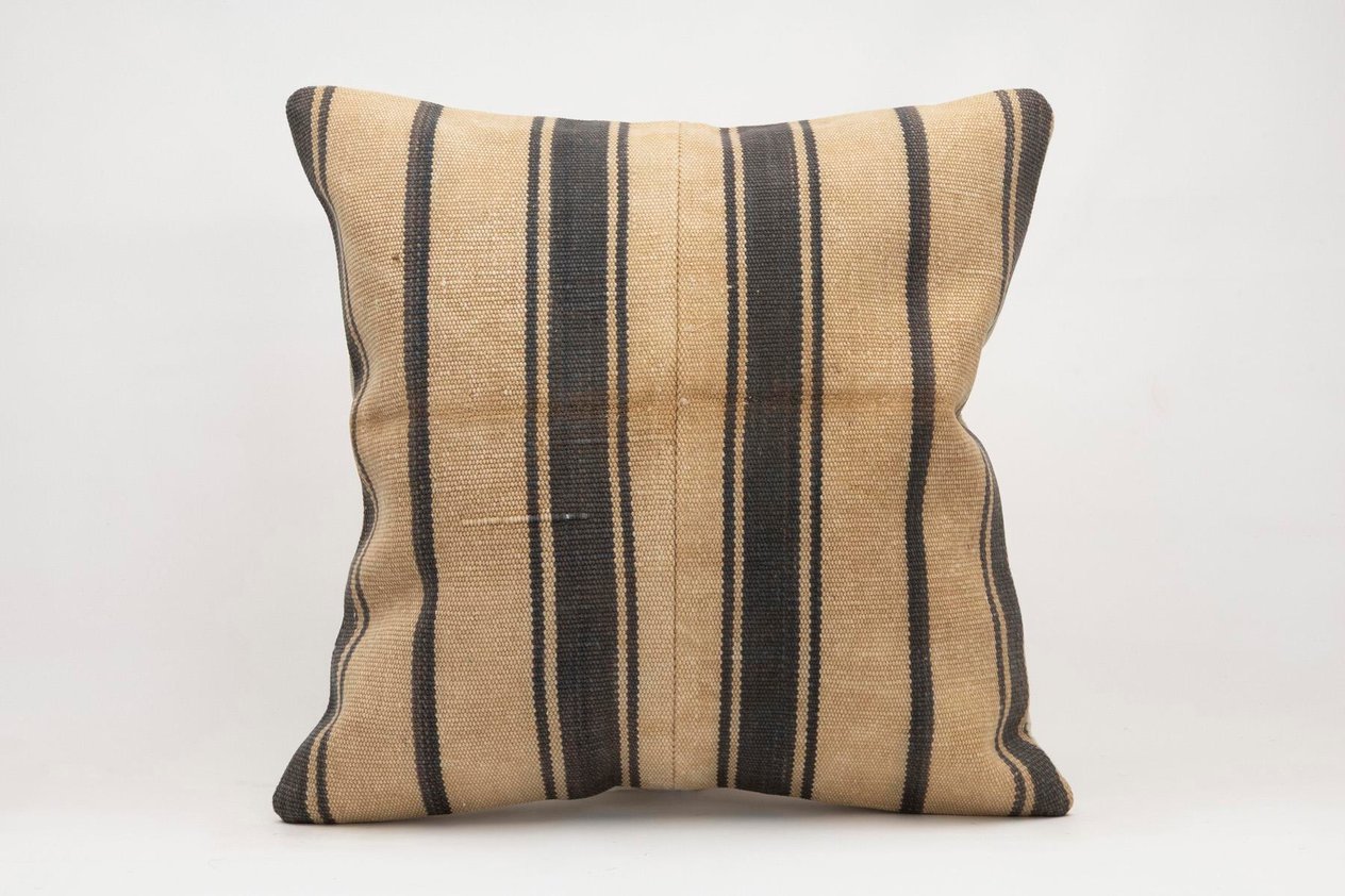 20x20 inches (50x50 cm) Kilim Pillow | KILIM WHOLESALE -&nbsp;Vintage Handmade Pillows - Vintage Handmade Kilim Rugs - It is 100% wool. Artistic and historical rugs. Old handwoven rugs. -&nbsp;Online hand woven rugs and kilim cushions sales. Shipping to a