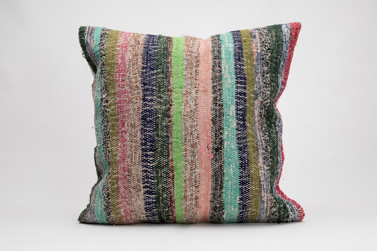 16x24 inches (40x60 cm) Kilim Pillow | KILIM WHOLESALE -&nbsp;Vintage Handmade Pillows - Vintage Handmade Kilim Rugs - It is 100% wool. Artistic and historical rugs. Old handwoven rugs. -&nbsp;Online hand woven rugs and kilim cushions sales. Shipping to a