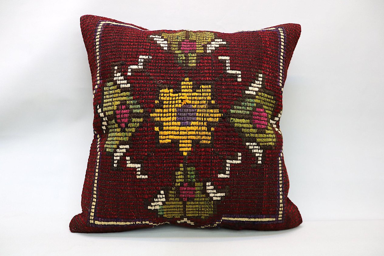 16x24 inches (40x60 cm) Kilim Pillow | KILIM WHOLESALE -&nbsp;Vintage Handmade Pillows - Vintage Handmade Kilim Rugs - It is 100% wool. Artistic and historical rugs. Old handwoven rugs. -&nbsp;Online hand woven rugs and kilim cushions sales. Shipping to a