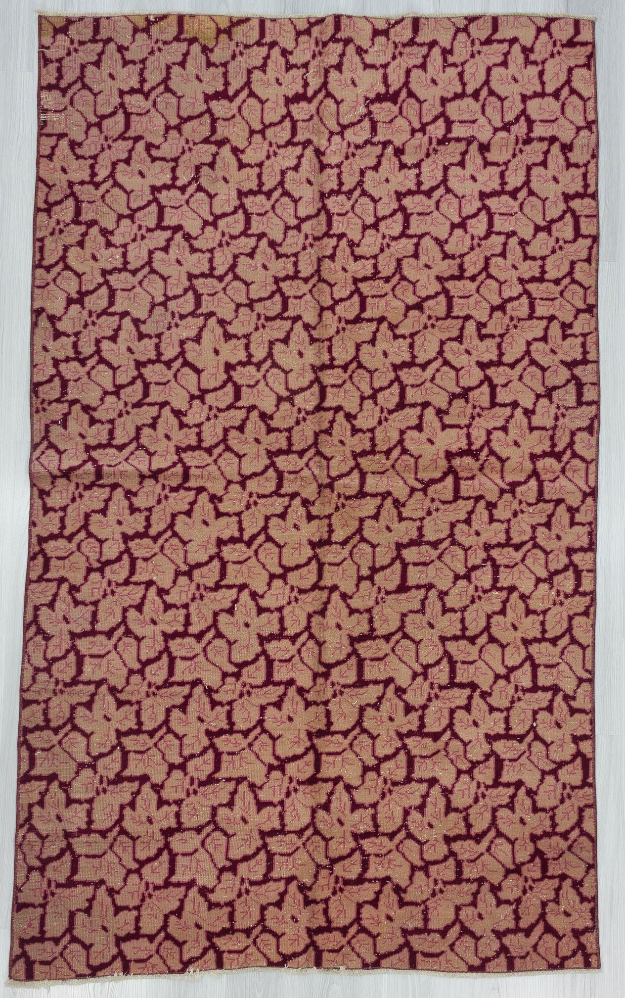 Vintage Floral Turkish Rug