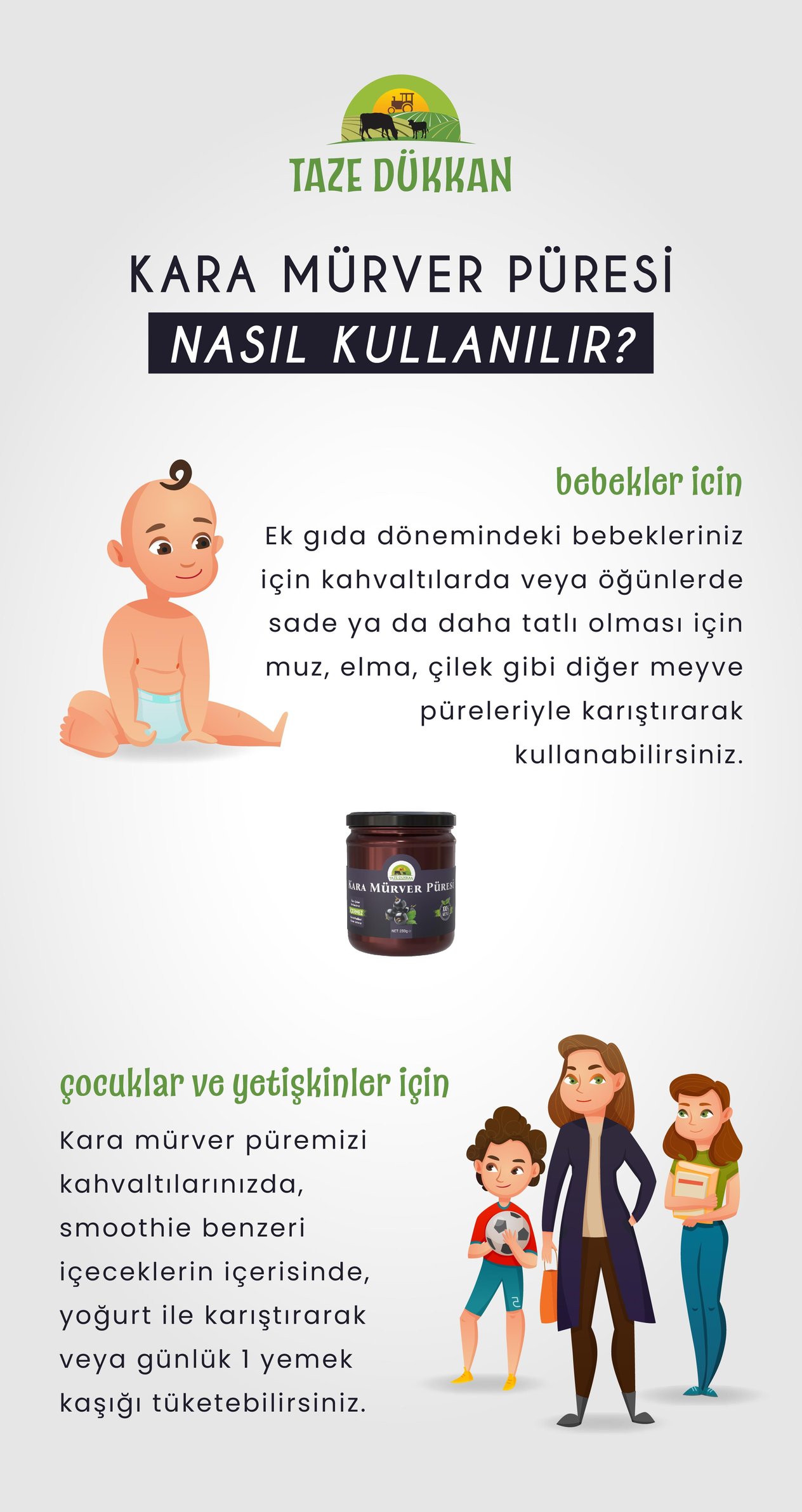 Kara Mürver Püresi 230g