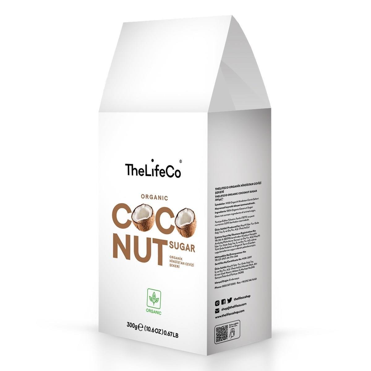 The Lifeco Organik Hindistan Cevizi Şekeri 300 g