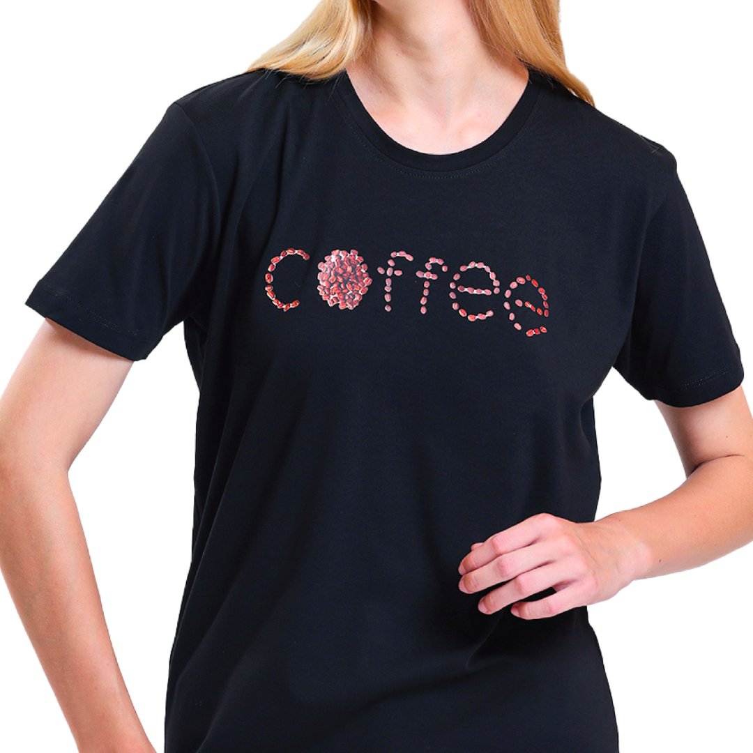 Baskılı T-shirt - Coffee Beans