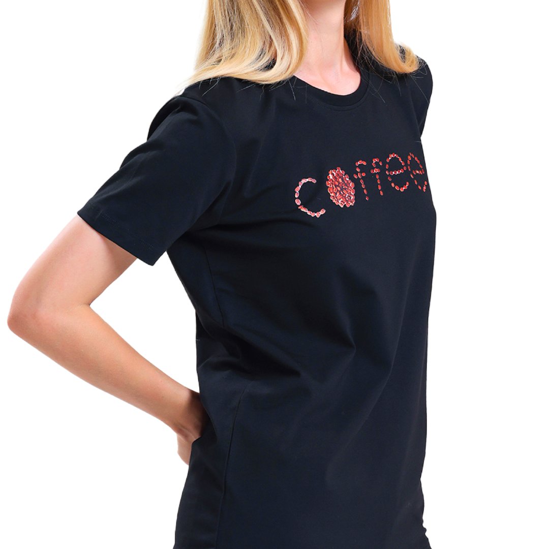Baskılı T-shirt - Coffee Beans