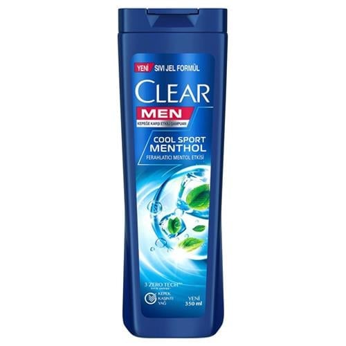 Clear Şampuan 350ml Men Cool Sport Menthol