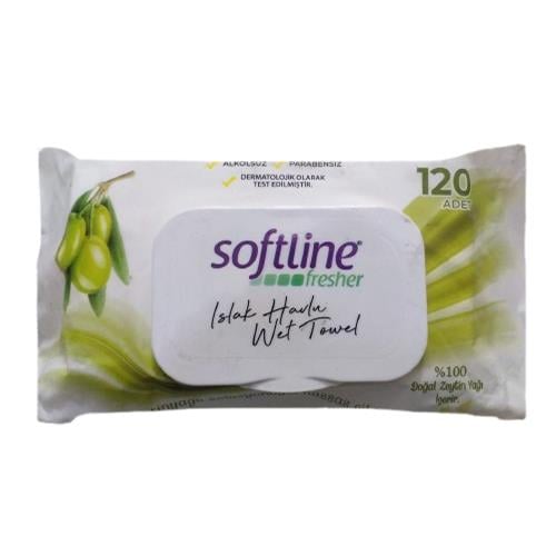 Softline Islak Havlu 120'li
