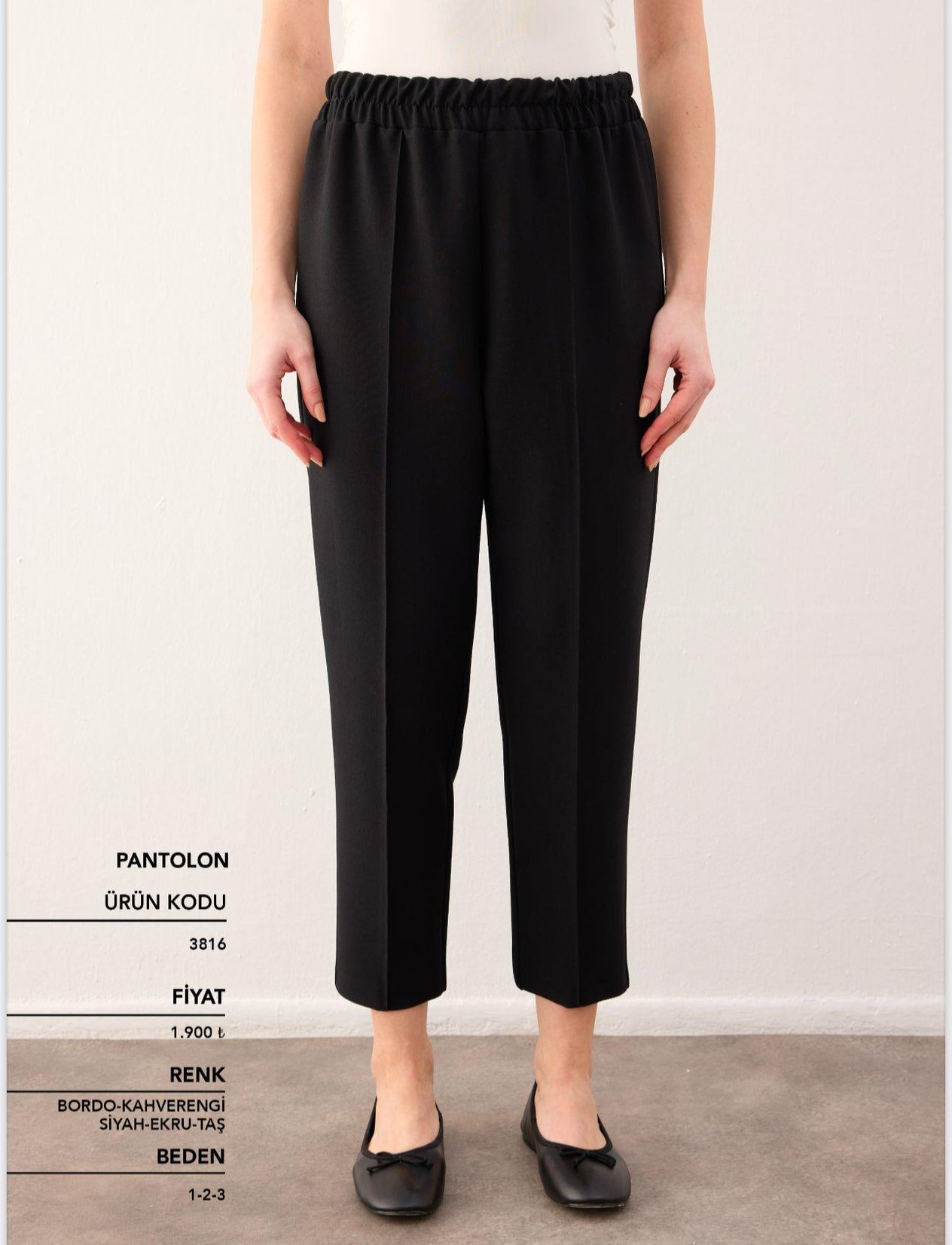 CLOCHE NOVA PANTOLON SİYAH
