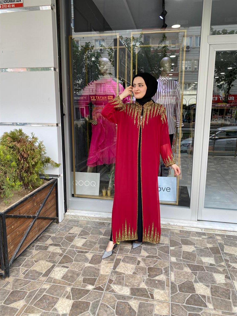 İTHAL TAŞLI ABAYA 