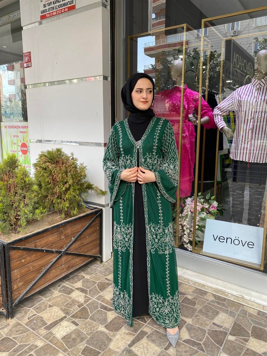İTHAL TAŞLI ABAYA 