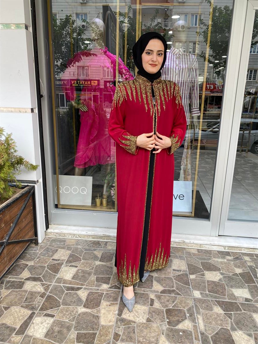 İTHAL TAŞLI ABAYA 
