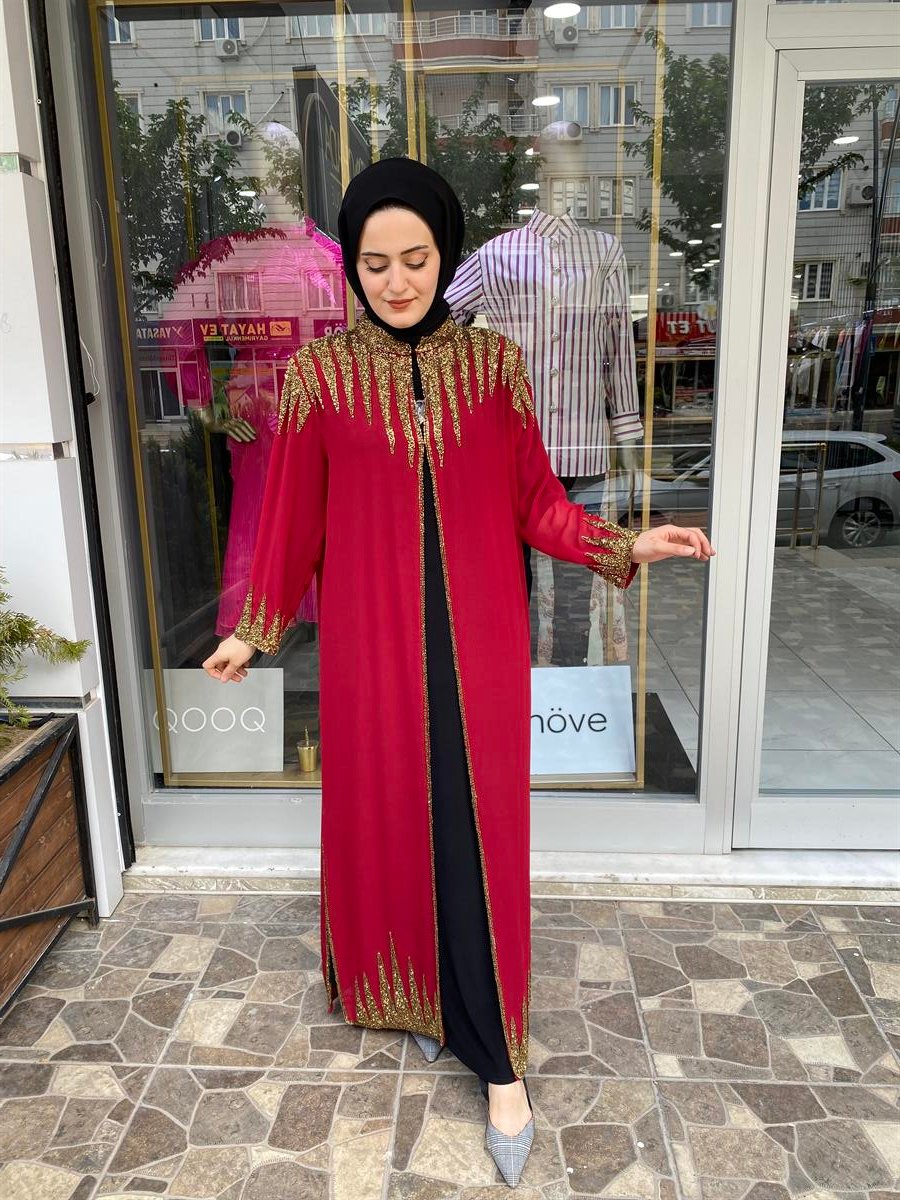 İTHAL TAŞLI ABAYA 