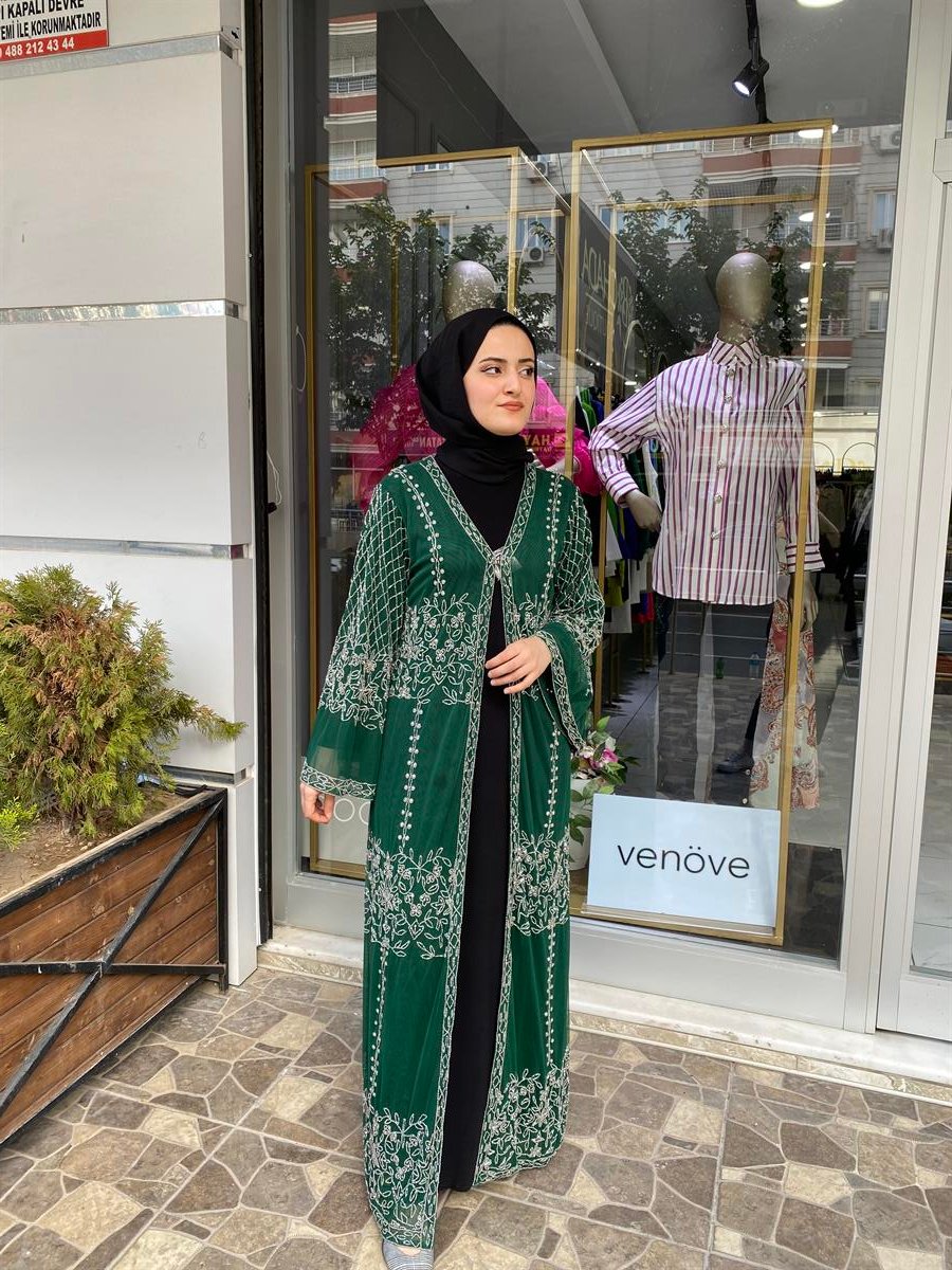 İTHAL TAŞLI ABAYA 