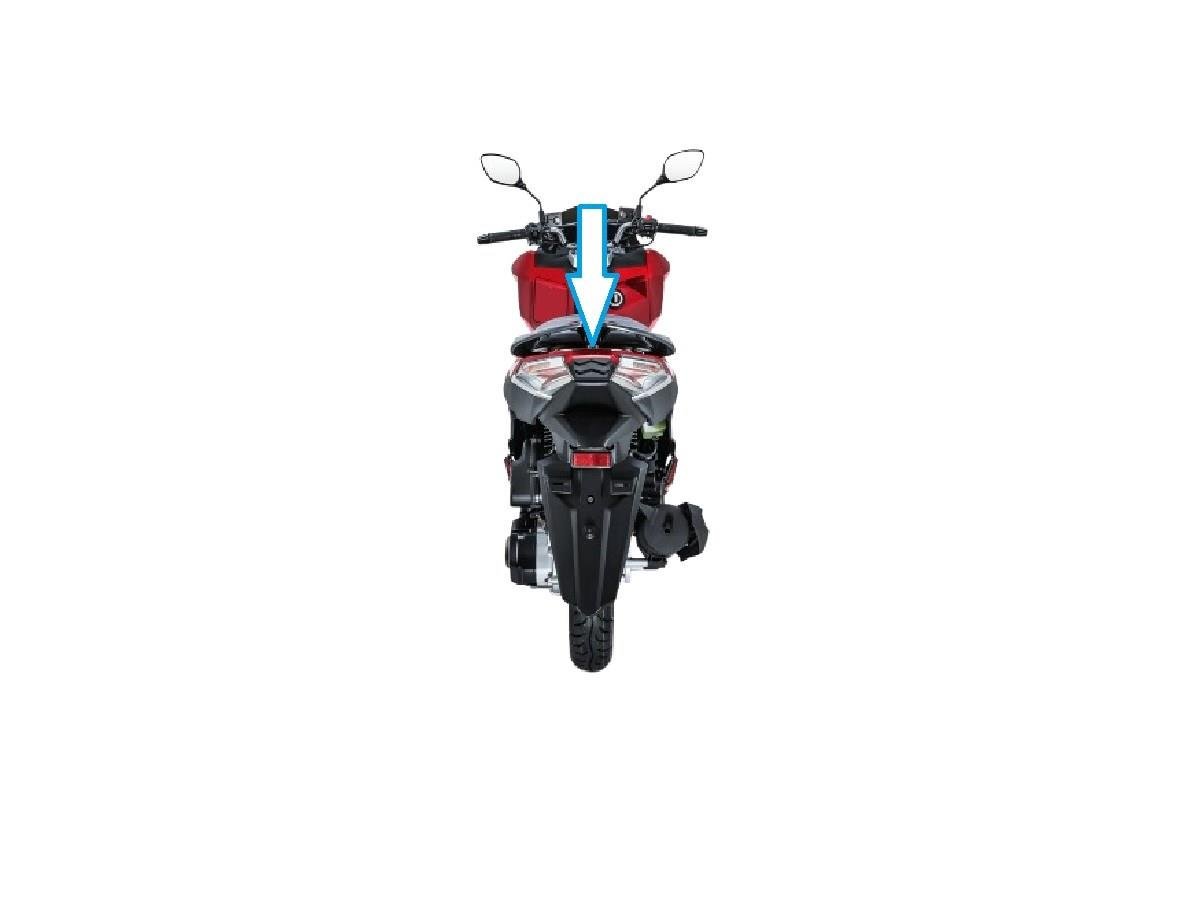 SYM JET X 125 Arka Yan Panel Birleştirici Mat Siyah Orijinal