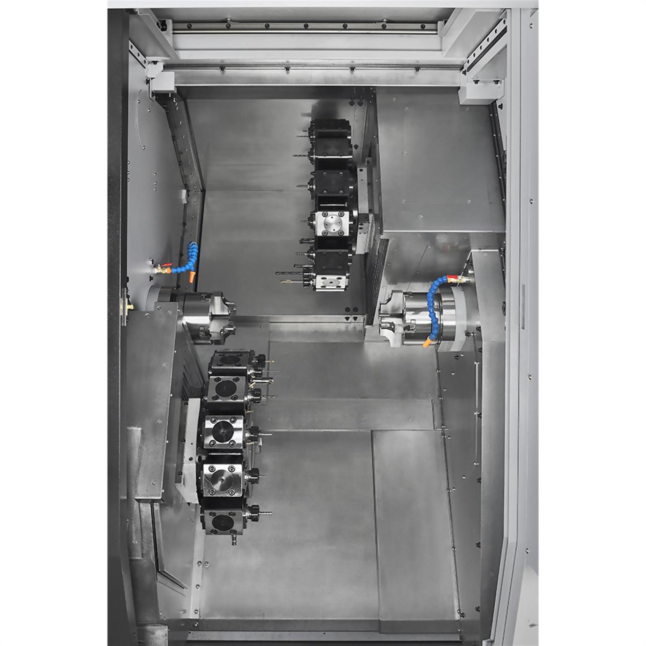 Accuway UA-1500T2Y2 Slant Bed Linear Way CNC Lathe