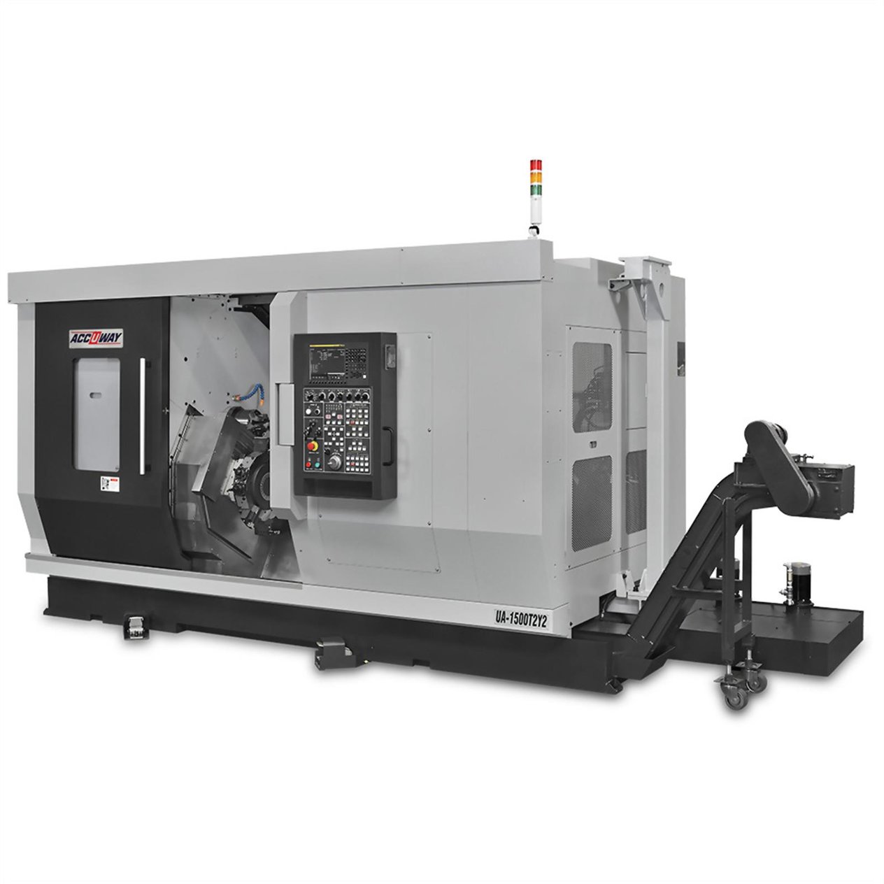 Accuway UA-1500T2Y2 Slant Bed Linear Way CNC Lathe