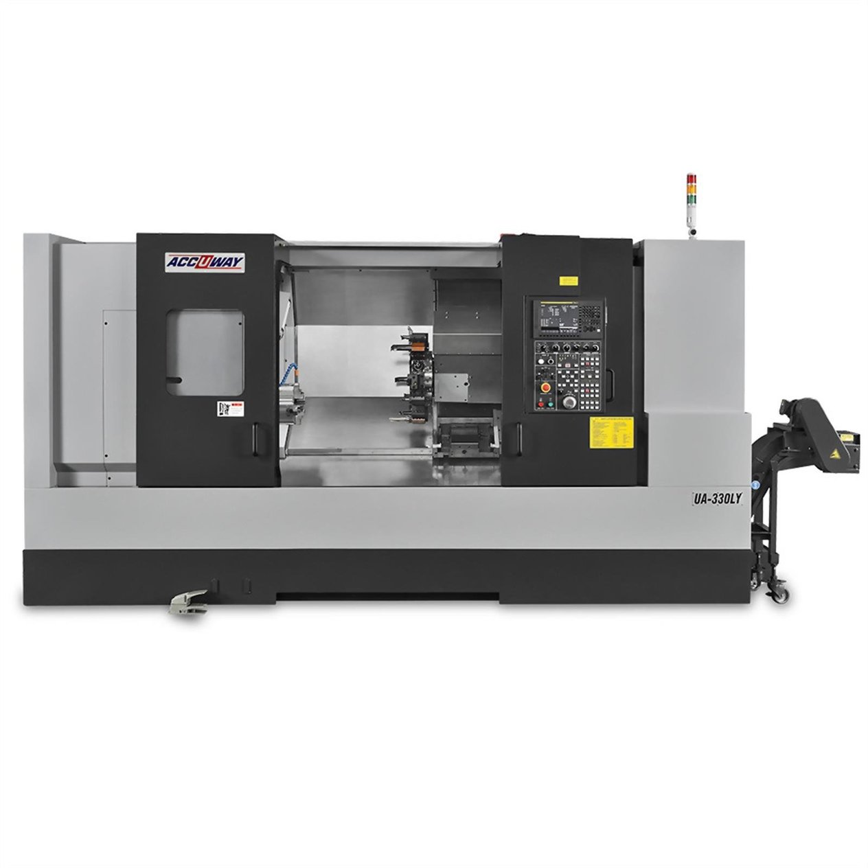 Accuway UA-330LY Slant Bed Linear Way CNC Lathe