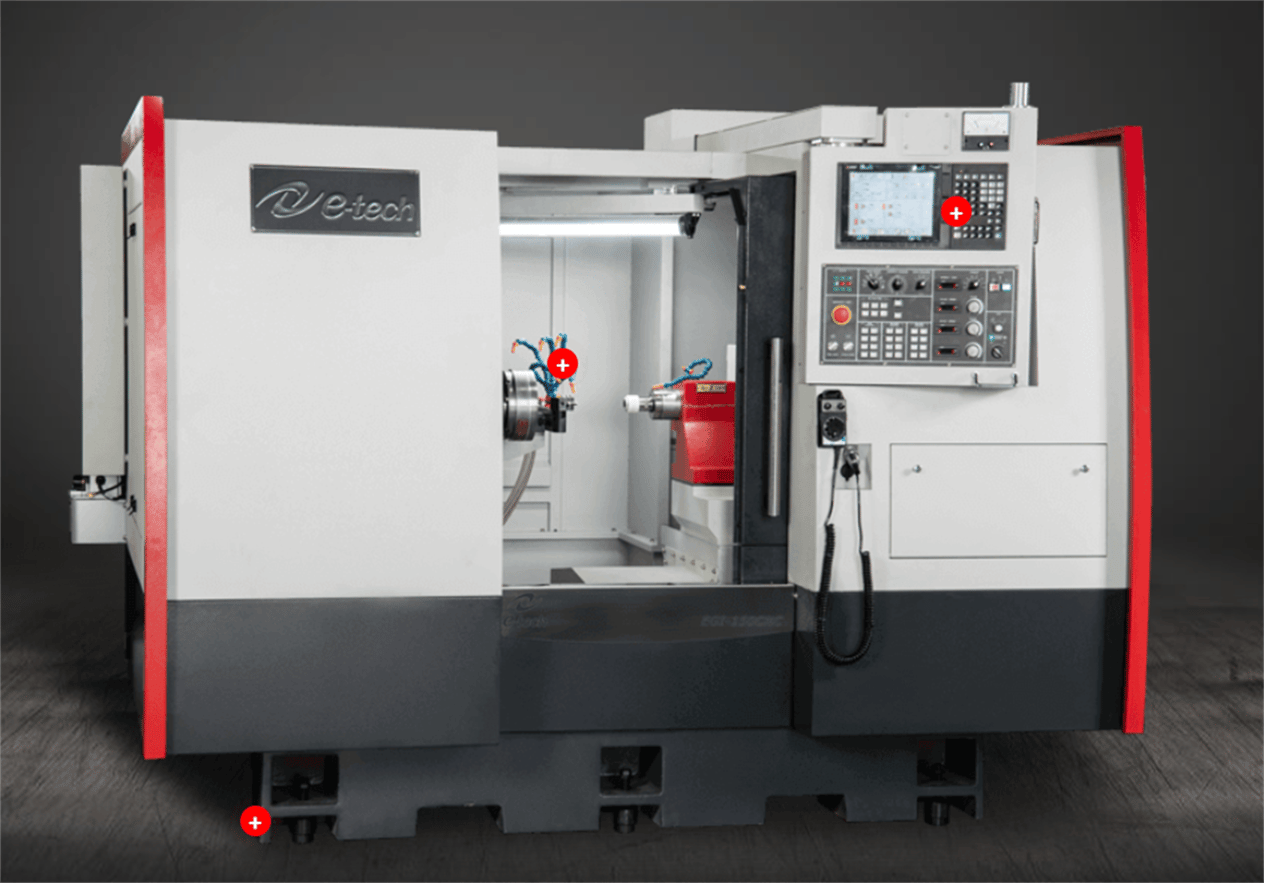 E-tech EGI-150 CNC Precision Hybrid ID & OD Grinder