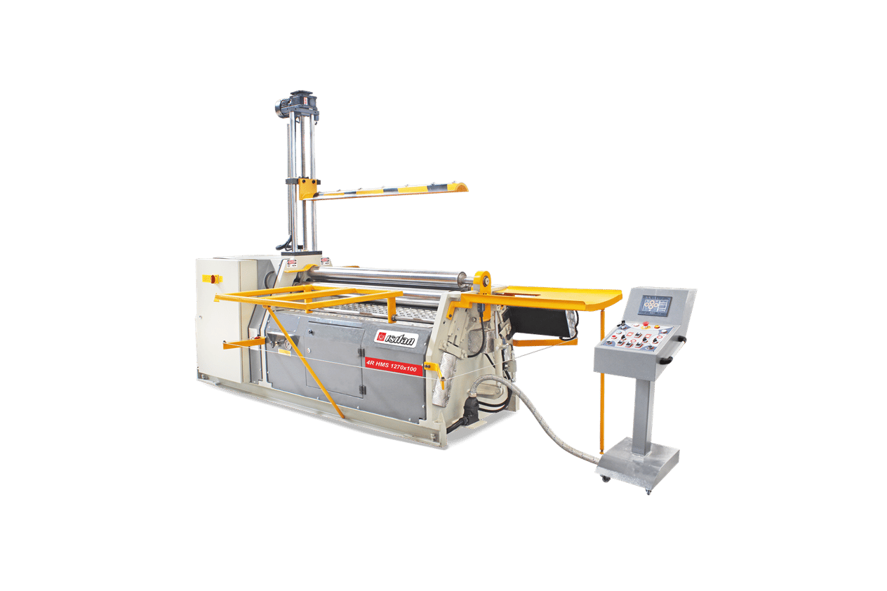 Isıtan 4R HMS 650x80 Hydraulıc 4 Roll Plate Rollıng Machınes