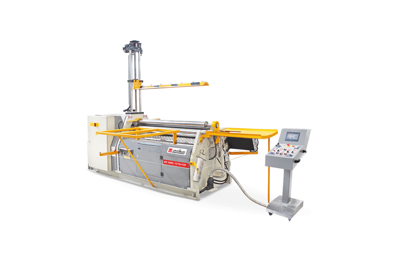 Isıtan 4R HMS 650x80 Hydraulıc 4 Roll Plate Rollıng Machınes