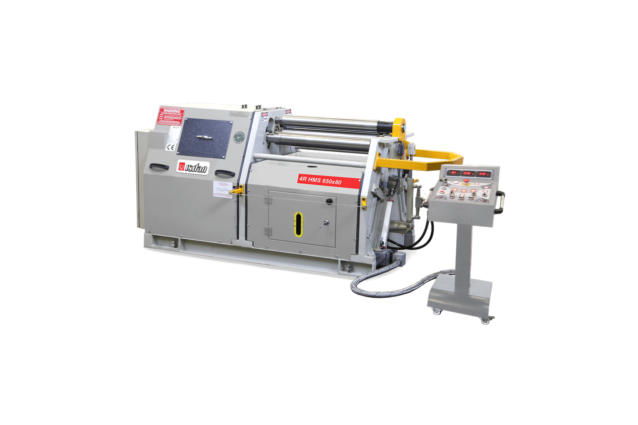 Isıtan 4R HMS 650x80 Hydraulıc 4 Roll Plate Rollıng Machınes