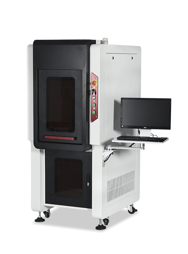 Linyi Ledi Laser 100W Fiber Laser Marking Machine-Fully Enclosed Vertical