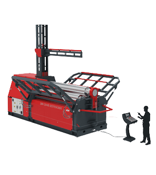 Ostas 3R-OHS 2570x280 3 Rolls Hydraulic Plate Bending Machine