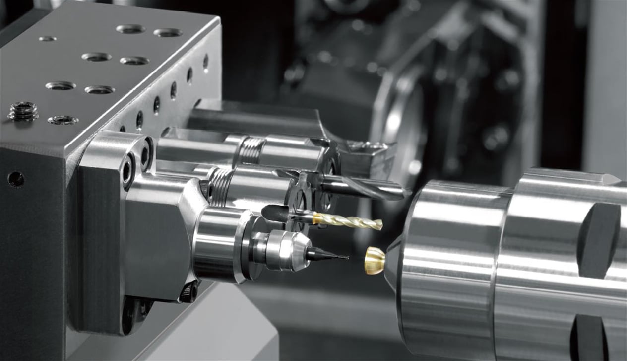 Polygim DIAMOND 12 CSB III-S Swiss Type CNC Lathe