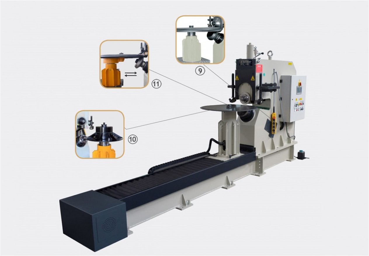 SDK 6 Circular Sheet Cutting & Flanging Machine