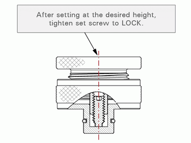 Stronghand Adjustable Rests, Fit 16 mm Holes