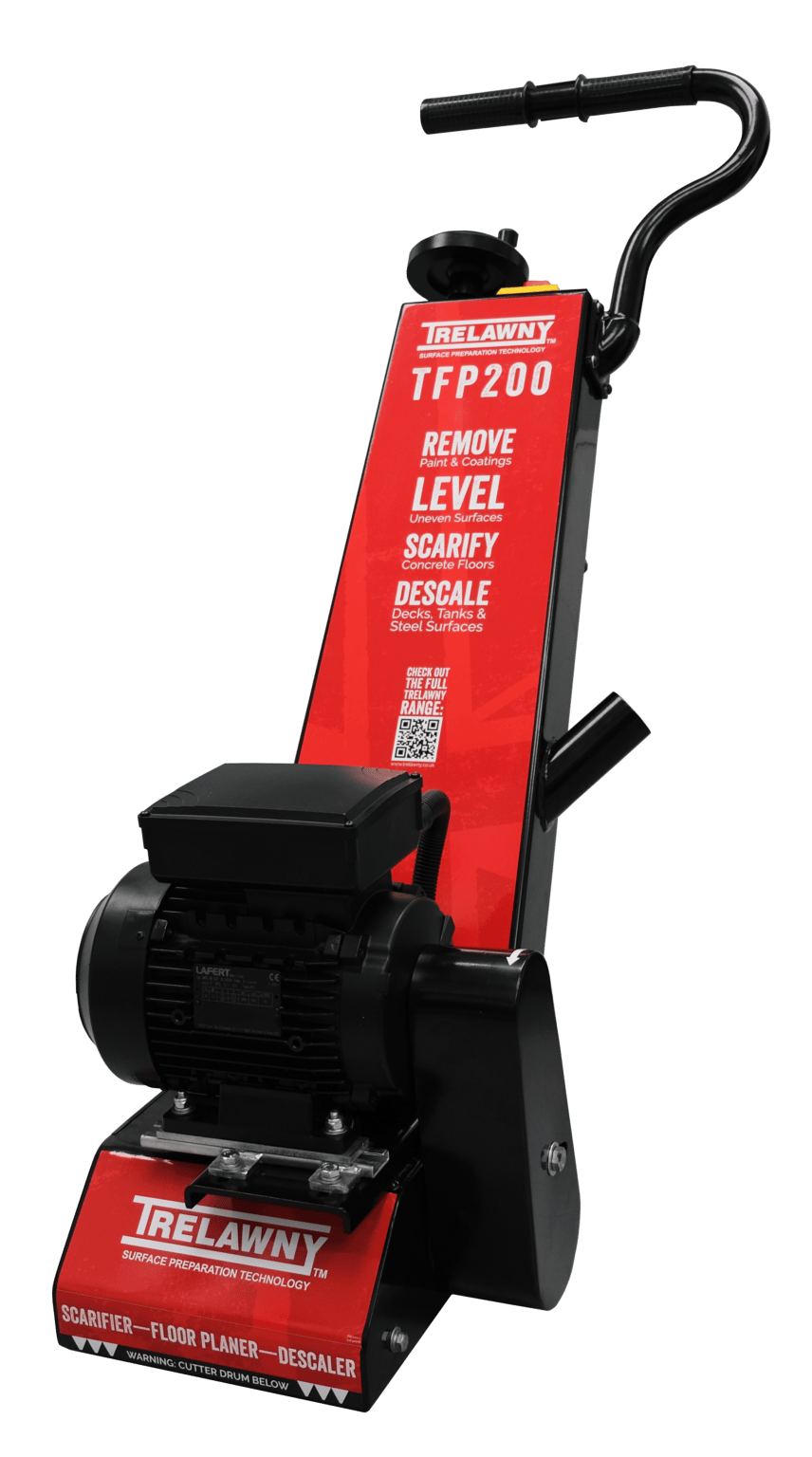 Trelawny TFP 200 200MM Deck Scaler Petrol, Electric & Pneumatic Power Options TFP200 Petrol TCT