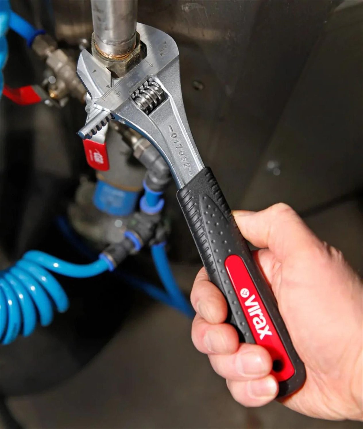Virax 0170 Tightening Adjustable wrench with reversible jaw