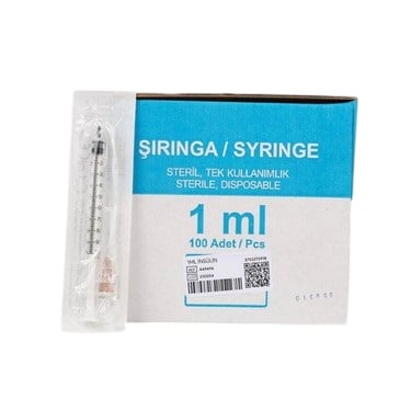 Berika 1 Ml Enjektör 100'lü