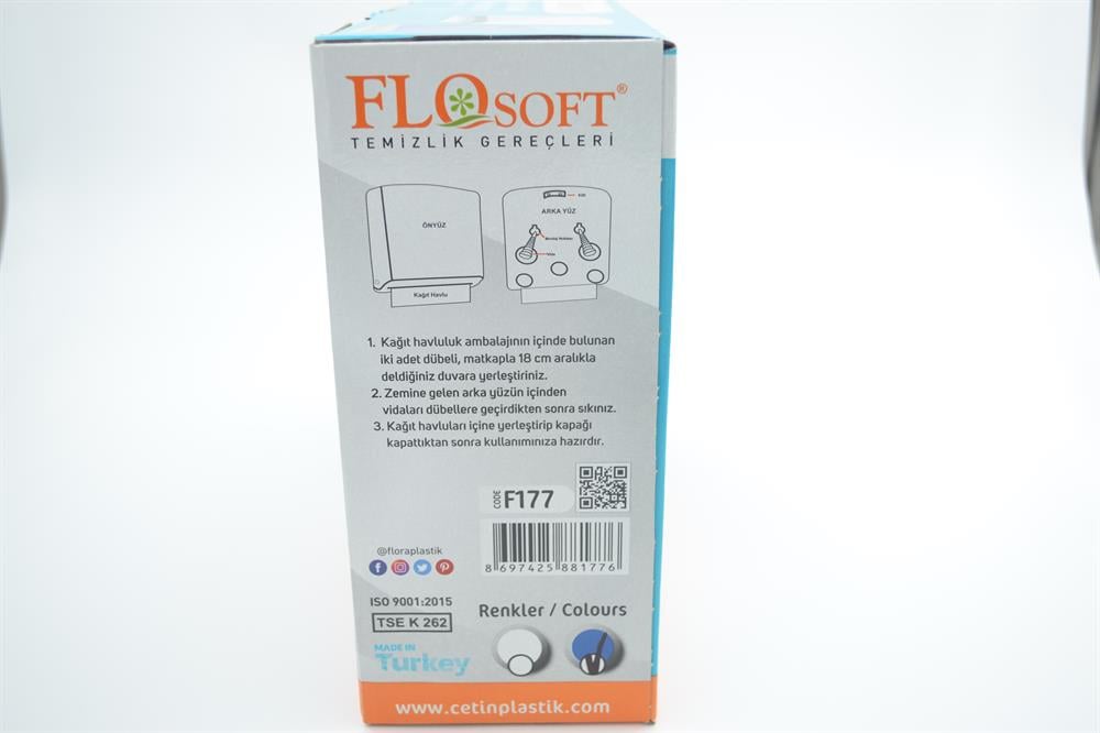 FLORA SOFT KAĞIT HAVLU VERİCİ MAVİ BİR ADET 